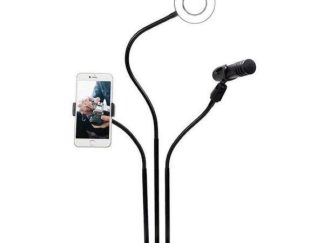 Live stream kit (selfie light) 3in1 crni